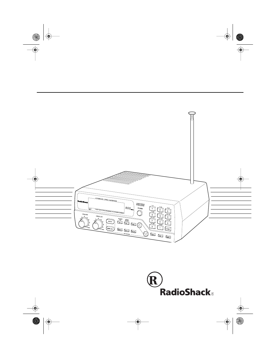User Manual For Radio Shack Scanner Pro 2040 - browneternal