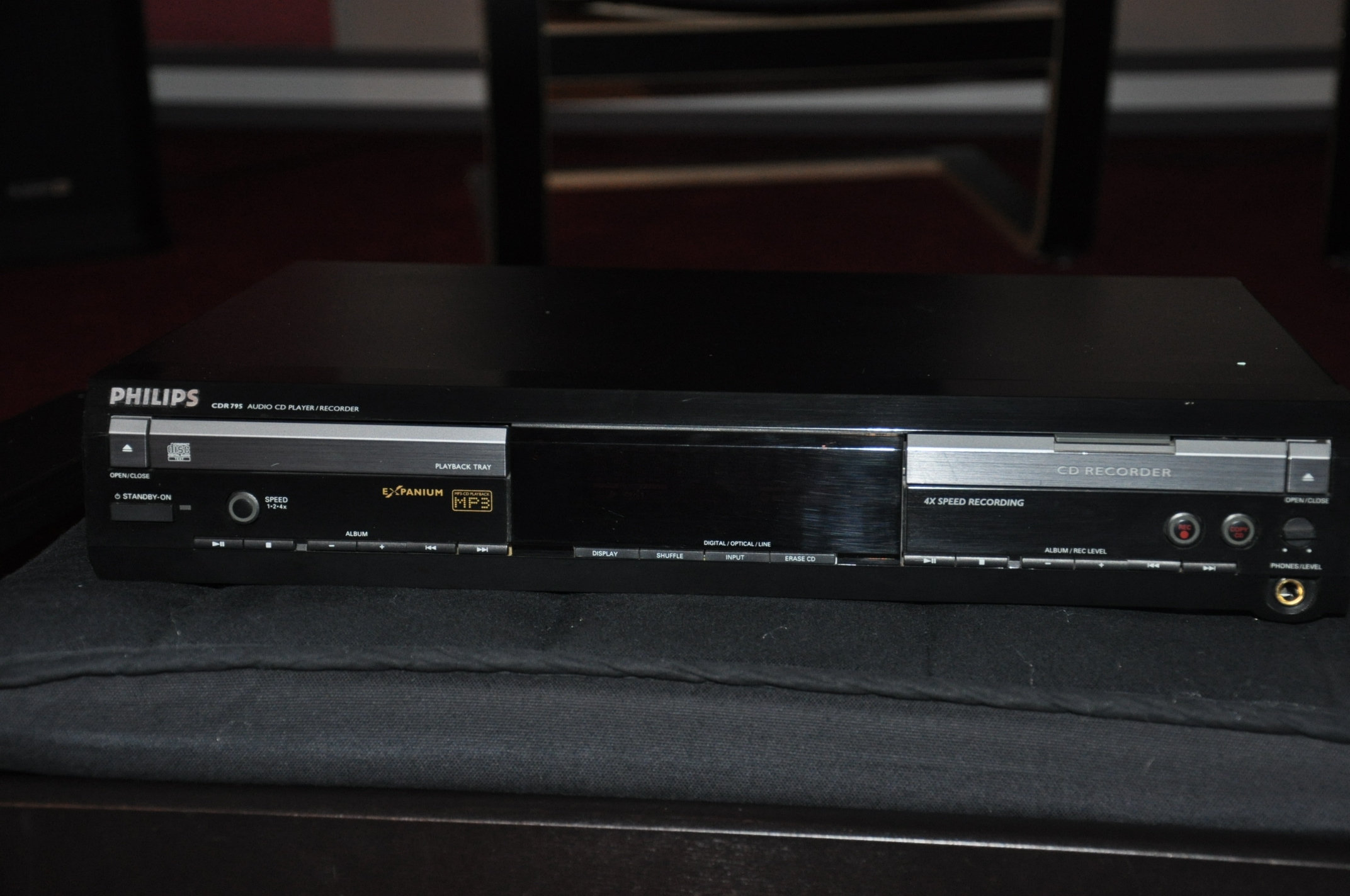Philips Cdr 795 Audio Cd Player Recorder User Manual
