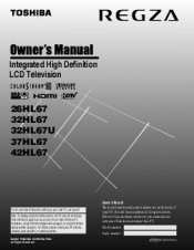 Users manual for 55 inch toshiba tv